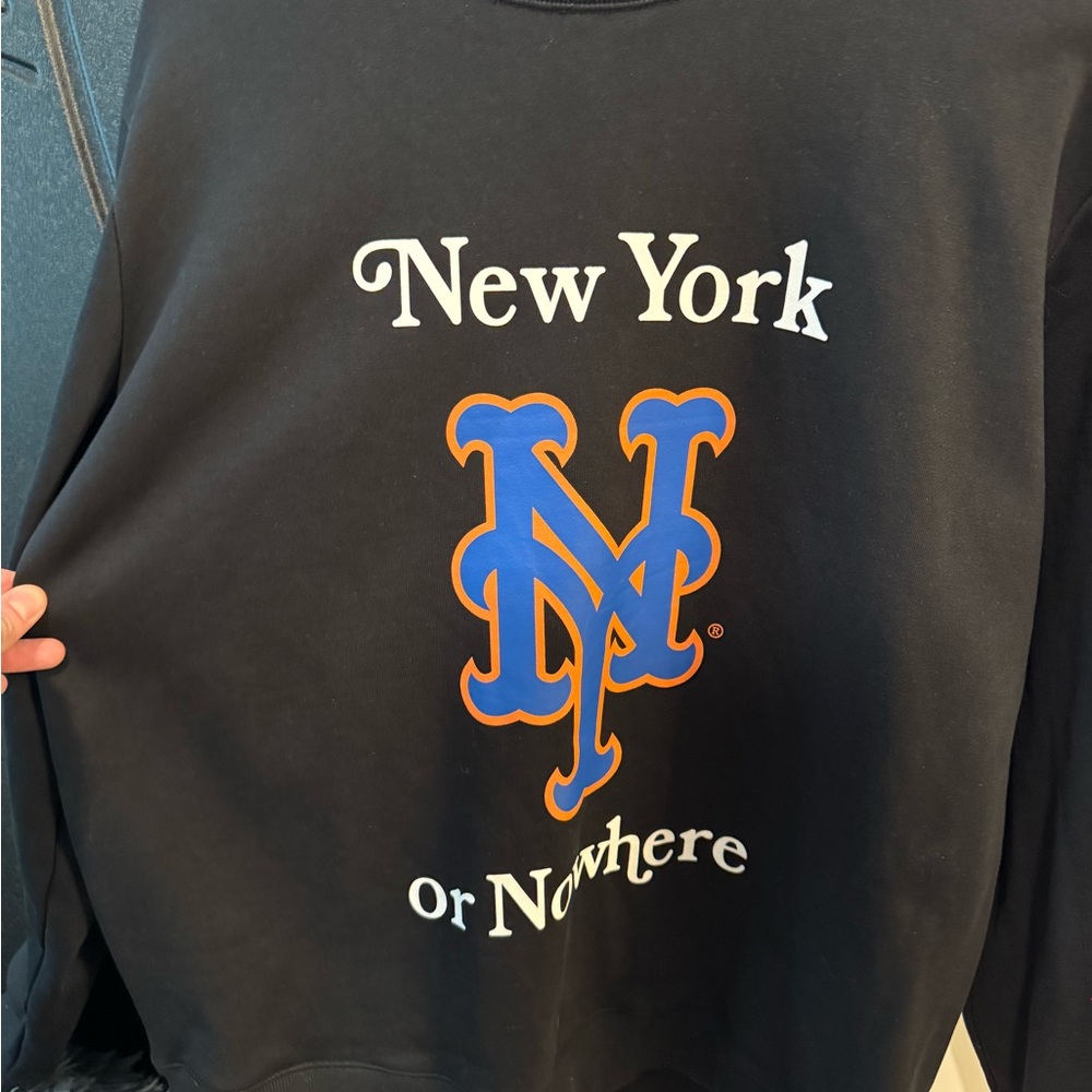 Mets New York Or Nowhere Crewneck Sweatshirt